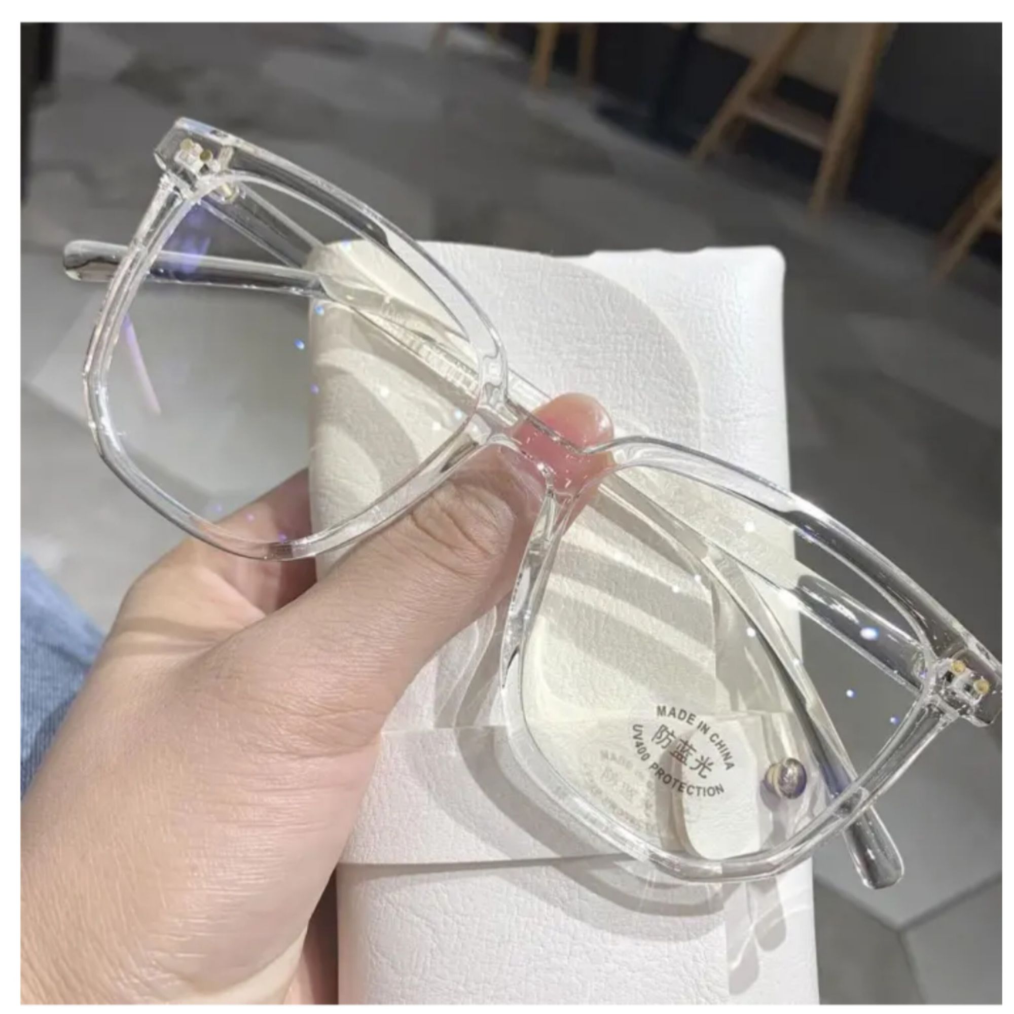 Orignal Transparent Anti Blue light Glasses Transparent anti blue