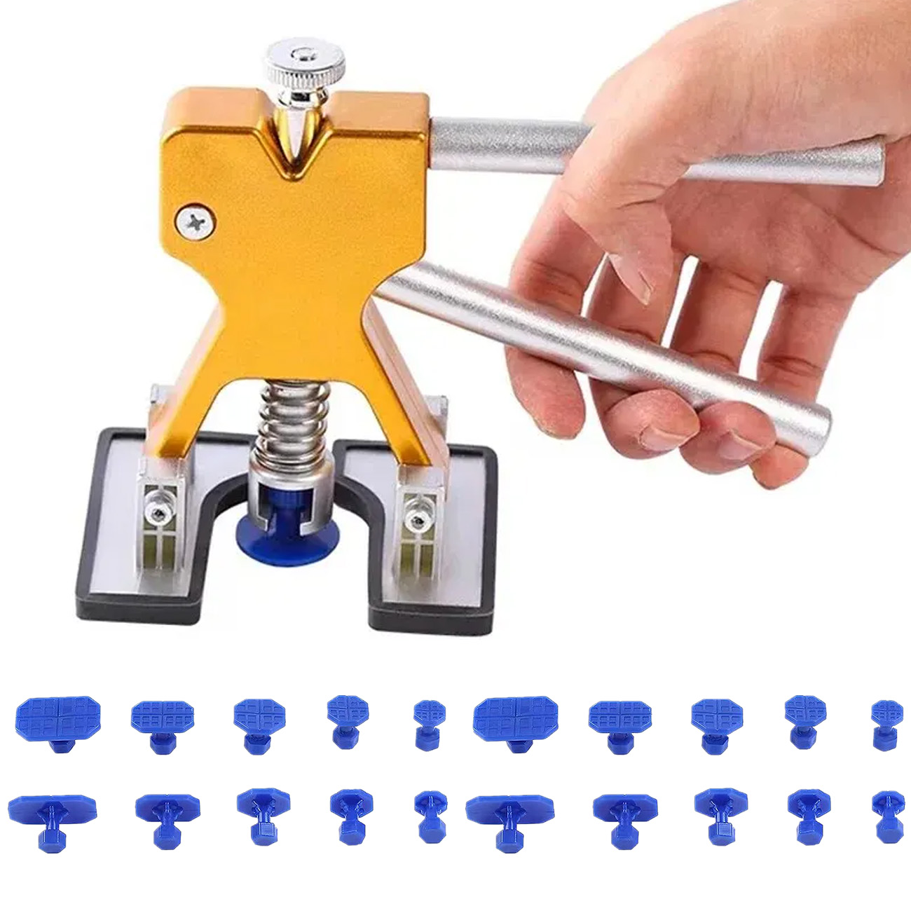 Paintless Car Dent Puller Kit Lifter Body Dent Puller Remover Repair Auto Small Ding Hail Dent Removal Tools Automotive Workshop