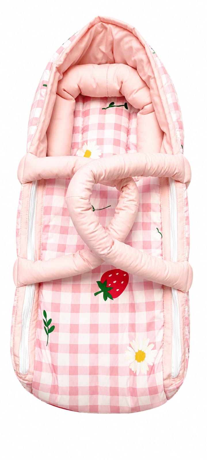 Jack & Jill Carry Crib - Best Quality Latest Design Newborn Baby Hand Carry Cot with Handles for Carrying - Portable Baby Bed Sleeping Bag Baby Bistar Gaddi Sleeping Bag Bed