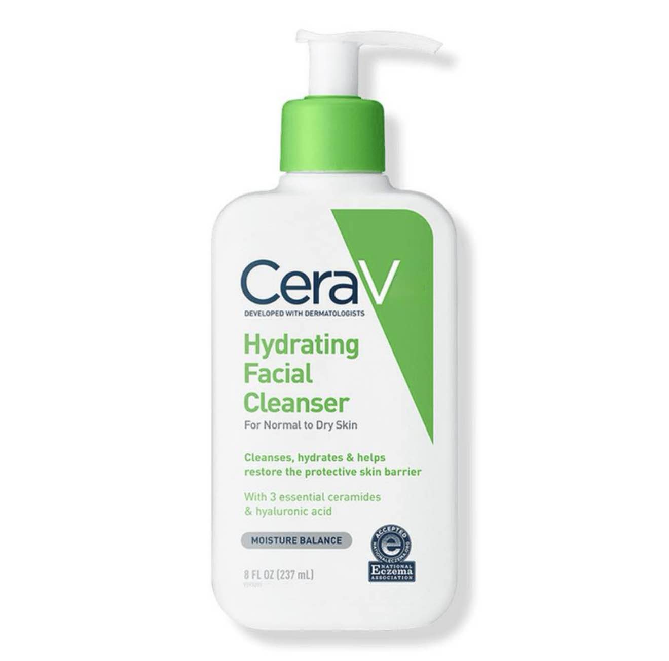 Hydrating Face Wash | Facial Cleanser | Moisturizing Face Wash for Dry Skin | Hydrating Cleanser | Face Wash | for Normal to Dry Skin | Hyaluronic Acid | Ceramides | Glycerin | Non Comedogenic | Fragrance Free | Gentle Face Care