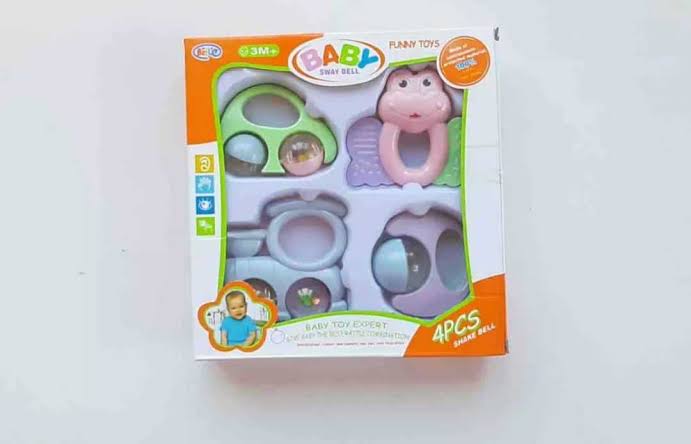 Baby Rattles Teether Toy Teeth Biting For Babies Rattle Toddler Teething Bed Bell For Newborn Babies