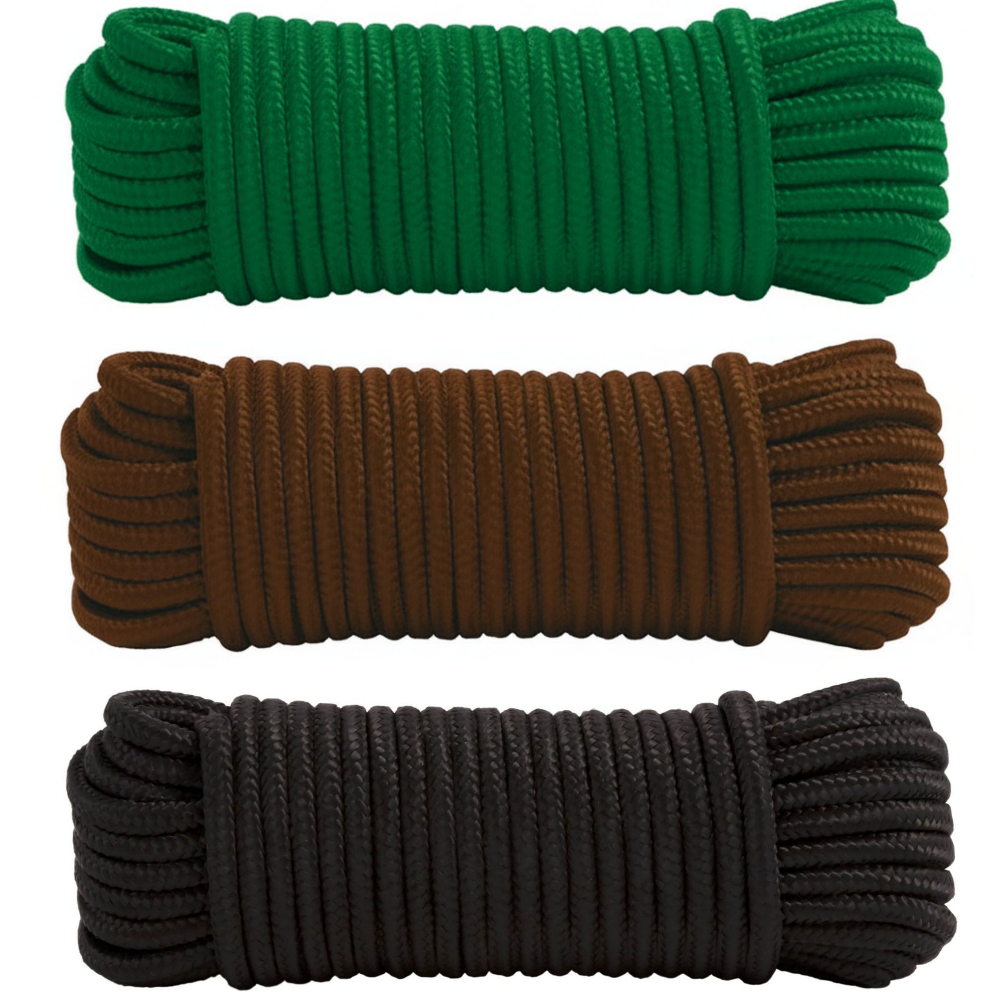 Polyester Cord, Rope polyester 5mm-6mm braided Rope 3 Colors Available For different purposes used