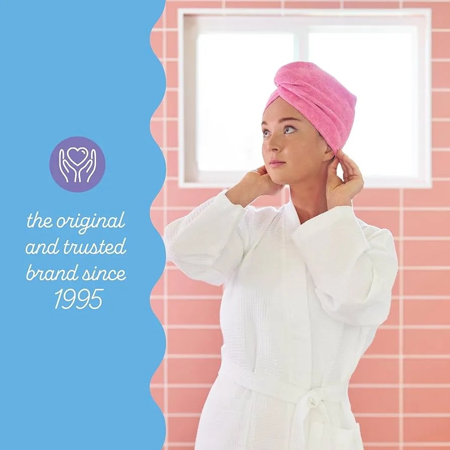 Quick Dry Bath Hair Drying Towel Head Wrap Hat Super Absorbent Shower Cap For Women And For Girls (Randem Colors)