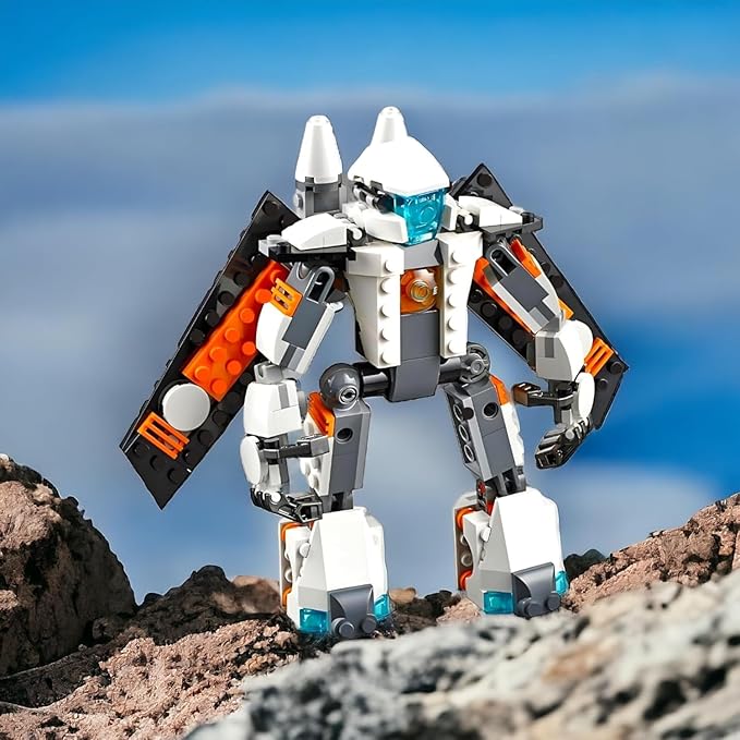 Architect 3 in 1 Building Blocks Set 237 Pcs Robot Car and Plane Educational Construction Learning Brick Toy for Kids