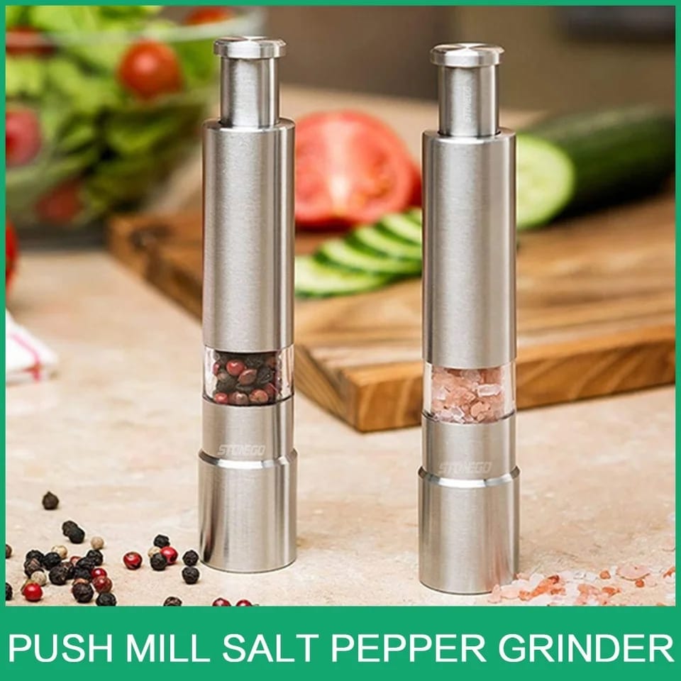 Stainless Steel Salt Pepper Mill