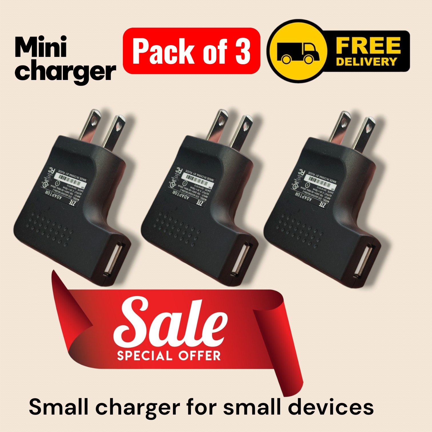 100% branded imported mobile charger. 5V Max. imported charger