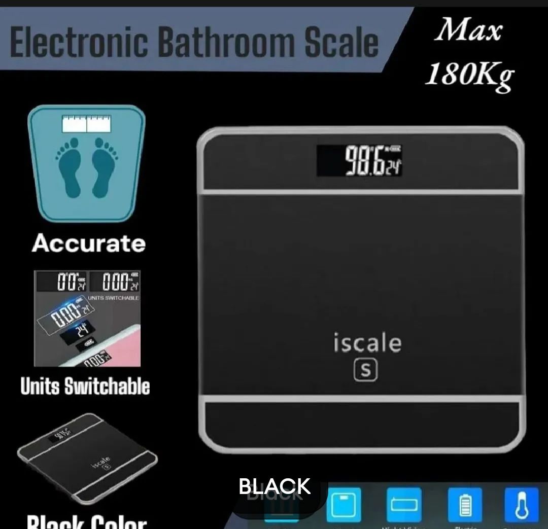 180kg Human Body Machine Scales LED Digital Display Electronic Weighting Display Floor Smart scale Balance Body Household Bathrooms scale scalage 180KG Analog Digital Weight Machine for Body Machine Digital Weight Machine Body weight Machine.