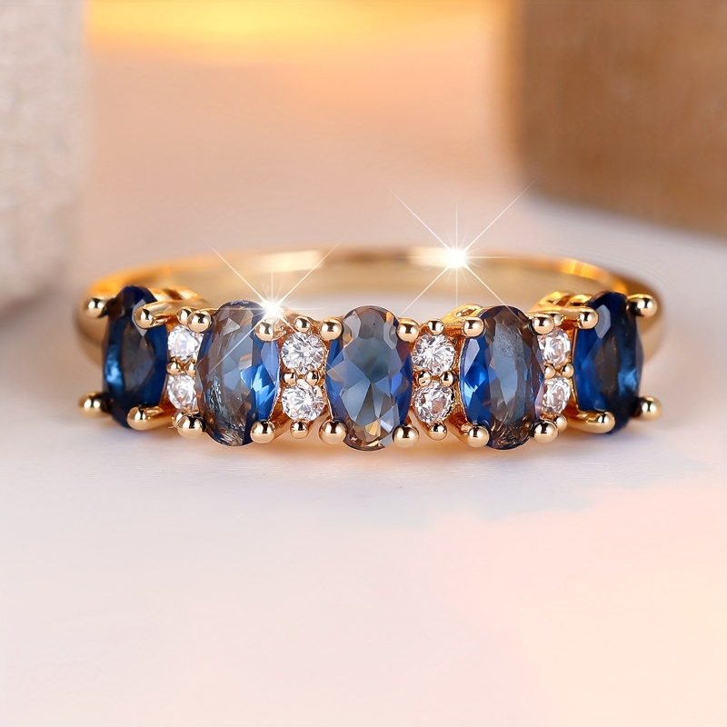 Exquisite Sparkling Zircon Geometric Women's Ring, Suitable for Brides' Engagement Parties, Jewelry Accessories,