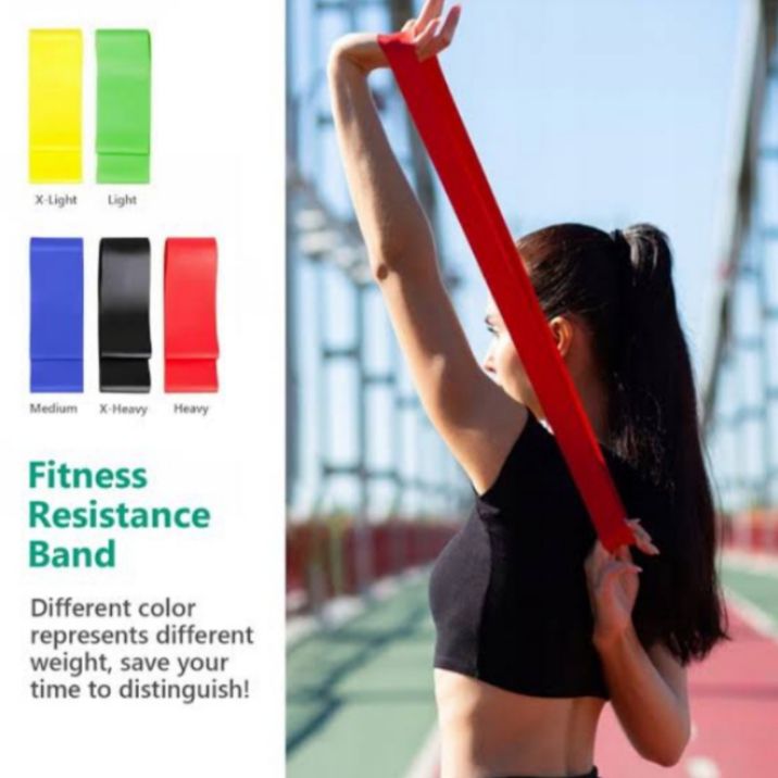 Exercise Band Resistance Band Workout Fitness rubber loop Latex Yoga Gym Strength