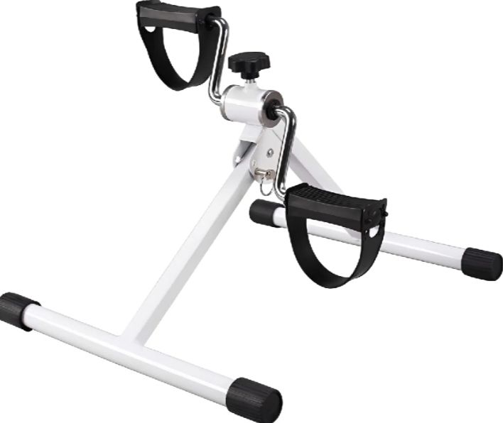 FONEstop - Home Gym Equipment - Mini Exercise Bike Pedal Exerciser with Digital Monitor Under Desk Fitness Cycle for Arms & Legs Rehab - Perfect For Home Exercise Gym Accessories