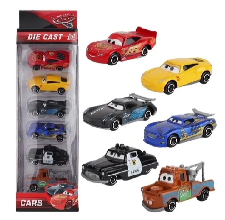 1:64 Scale Diecast Metal Toy Cars – Pack of 5 Miniature Vehicles for ...