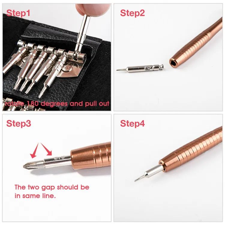 Magnetic Screwdrivers Torx Mini Screwdriver Set Precision Wallet Type Screwdriver Set Repair Tools Kit For Mobile Phones Tablet PC Laptop