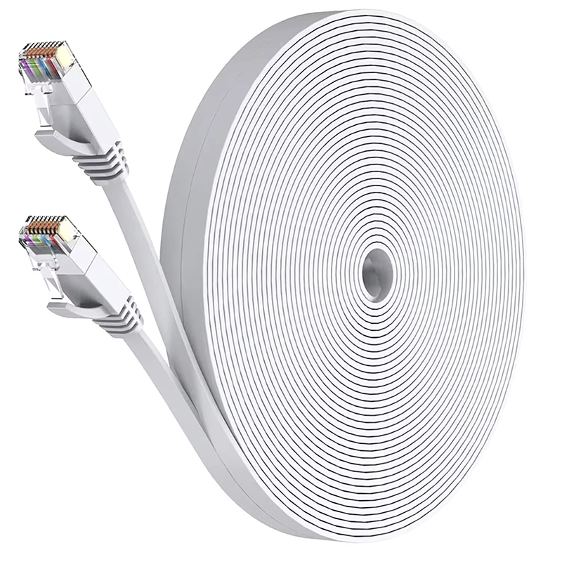 0.3/0.5/1/1.5/2/3/5/10m Cat6 Cable Flat Ethernet RJ45 Internet Network Cable 1000Mbps LAN Patch Cord For Router Modem PC Laptop