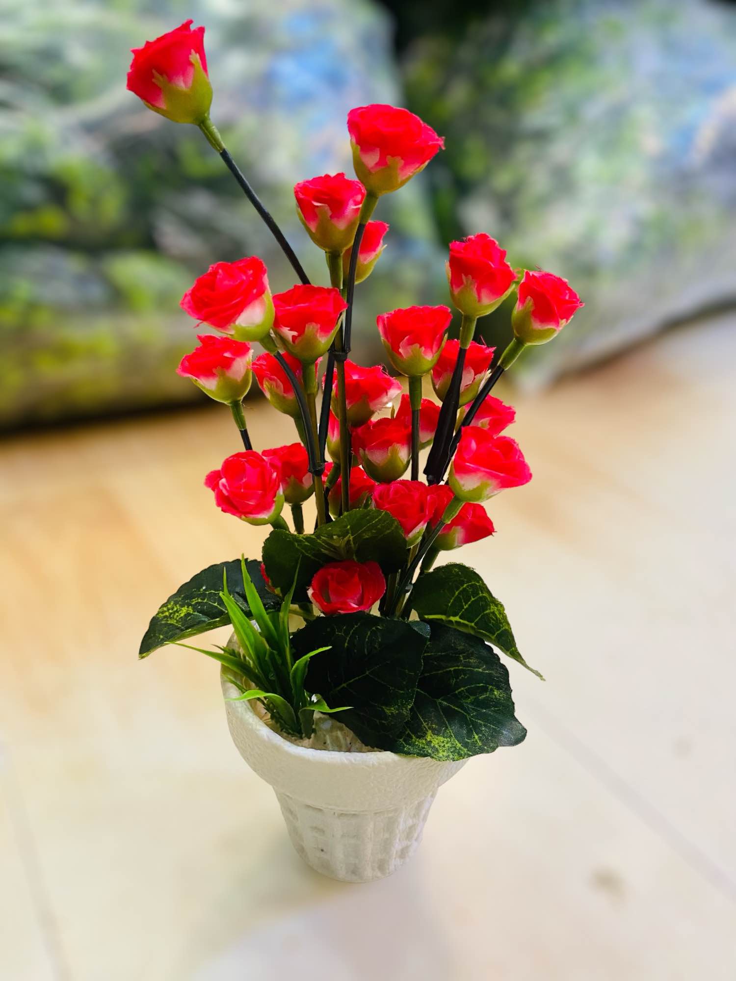 Artificial flower pot Daraz.pk