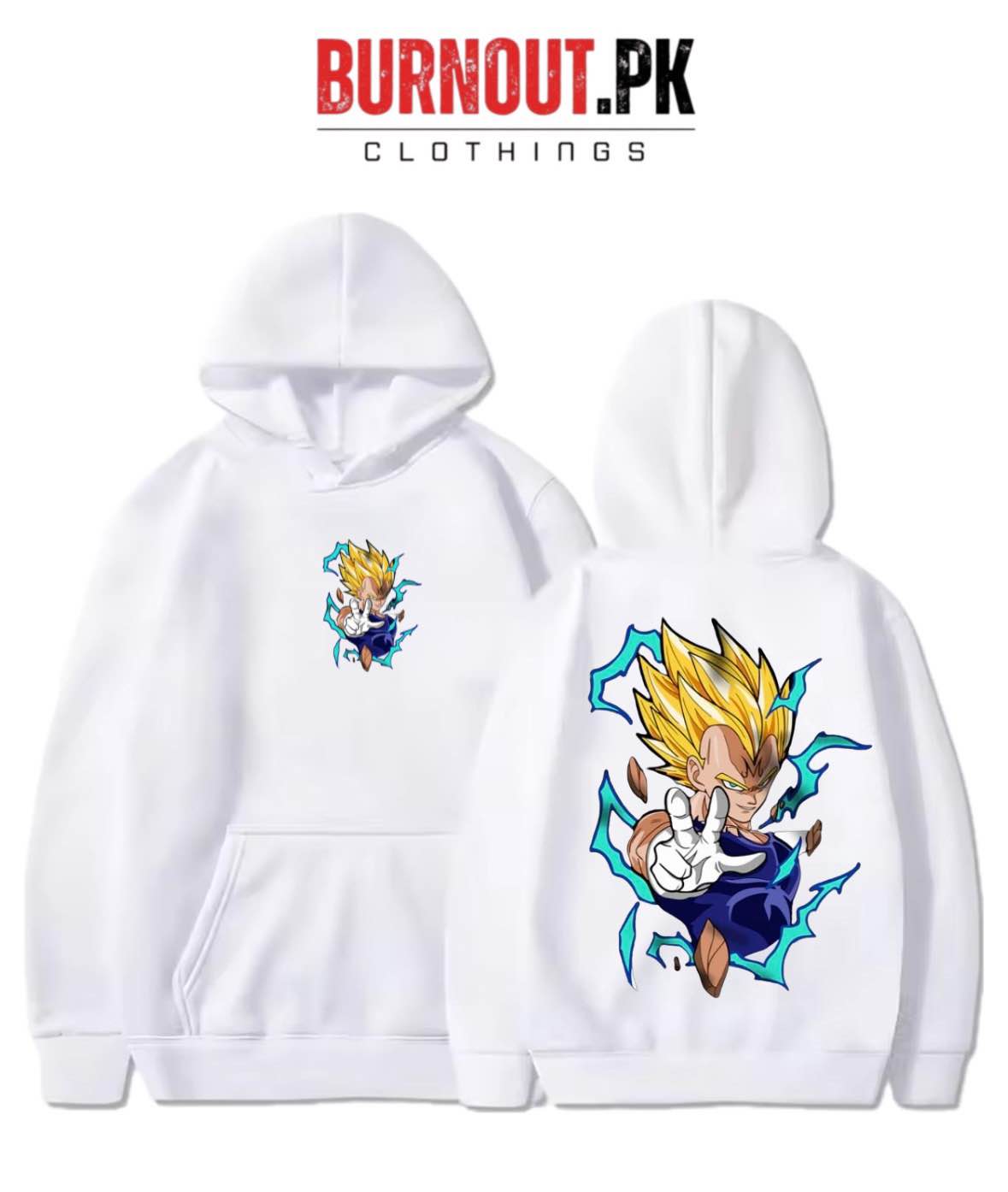 BURNOUT.PK NEW TRENDY WINTER COLLECTION PREMIUM QUALITY DTF DIGITAL HIGH QUALITY MAJIN VEJETA FRONT BACK PRINTED HOODIES FOR MENS + BOYS + WOMENS