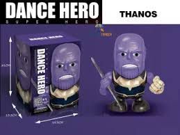Thanos Action Figure Dancing Toy (Lights and Music) Cell Operated