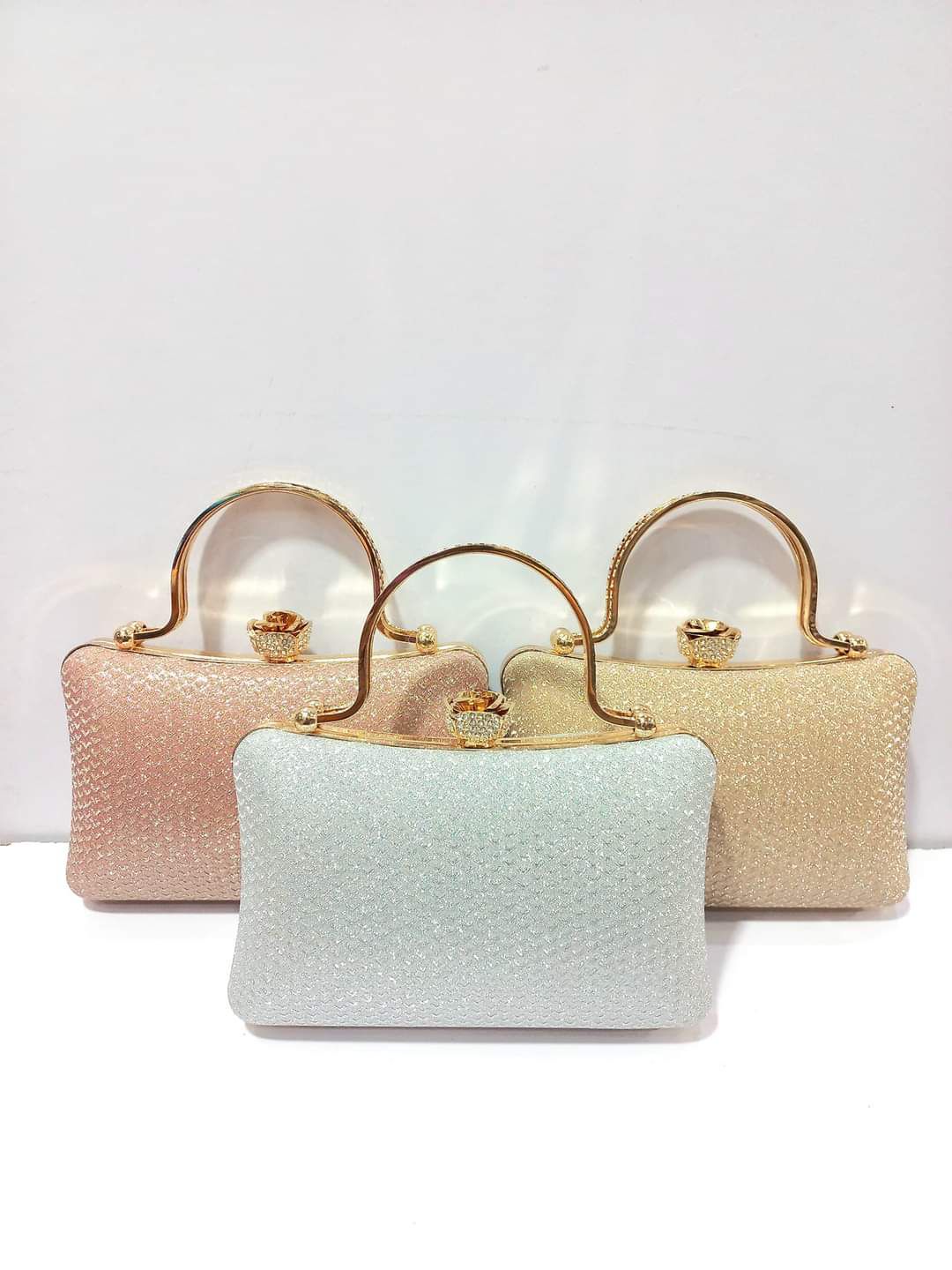 Shimmery Clutch Bag Sparkling Elegance for Evening & Party Wear