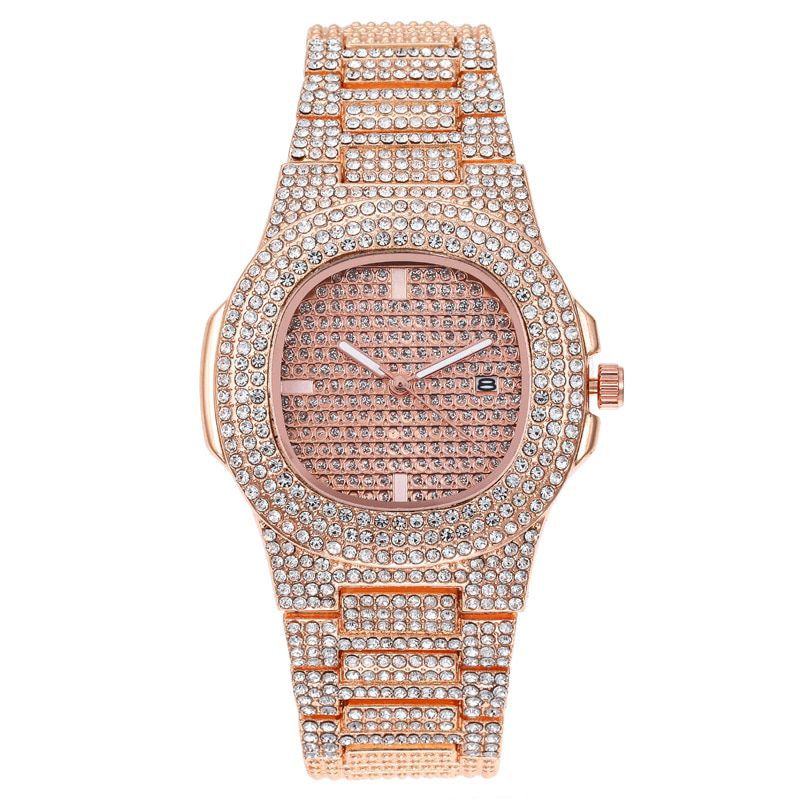 Watch - Fashion Square Watch Women Silver Watches Stainless Steel Band Quartz Wristwatches Ladies with bracelet set | Round watch | Rectangular Watch