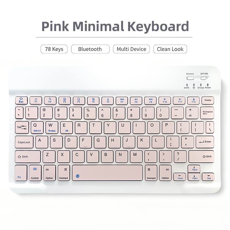Rechargeable Bluetooth Wireless Backlight Keyboard for mobile-laptop-tablet & Android Led Smart Led i-pad with Long Battery Backup