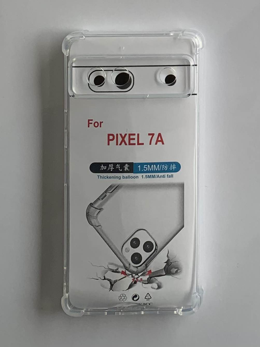 Google Pixel 7A Transparent Silicon Back Cover