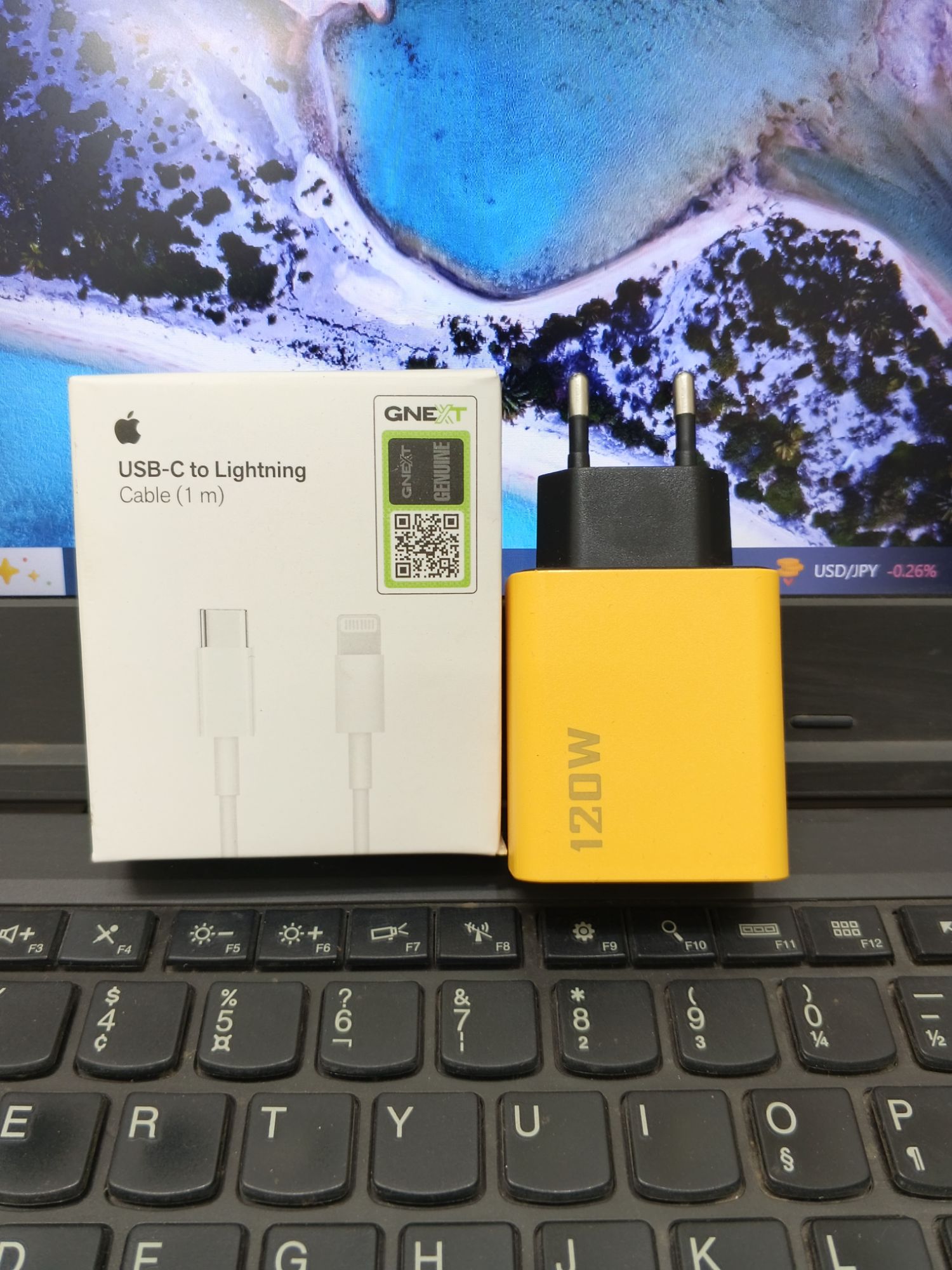 Ultra-Fast Dual PD + 2 USB Ports Power Adapter – Charge 2 Devices Simultaneously”