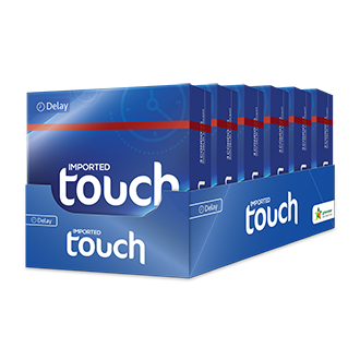 Touch Delay Condoms 18 Pieces Dispenser Lubricated Natural Latex for Protection