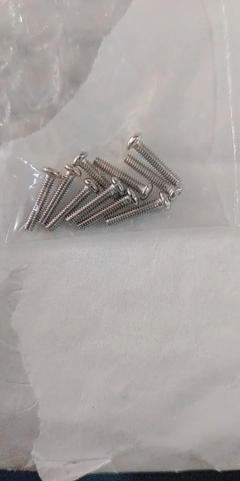 10pcs M2x10mm Color Nickel plated cross head disc head machine tooth screw RC parts