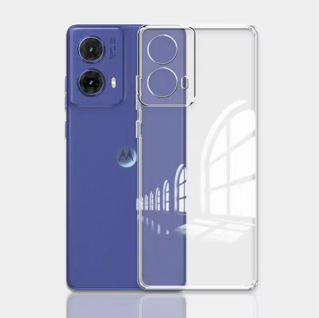 Motorola G96 mobile phone case transparent TPU Without corner silicone protective case soft case
