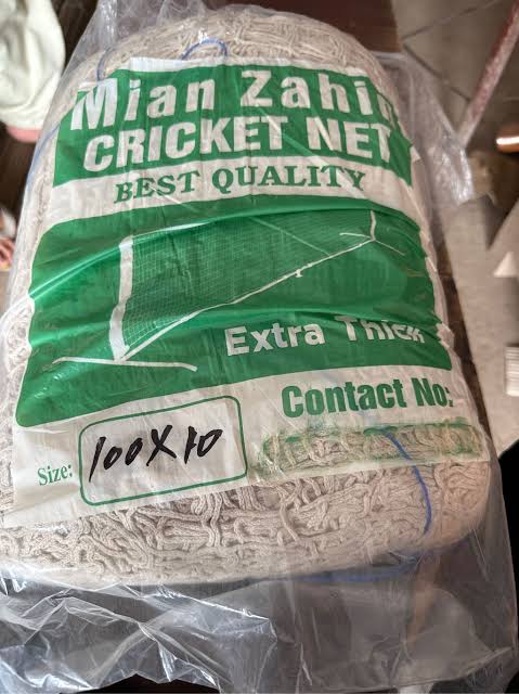 Zahid Practice Cricket Net – Hard Ball Cotton Rope Net  Multipurpose Sports & Safety Net (All Sizes Available)
