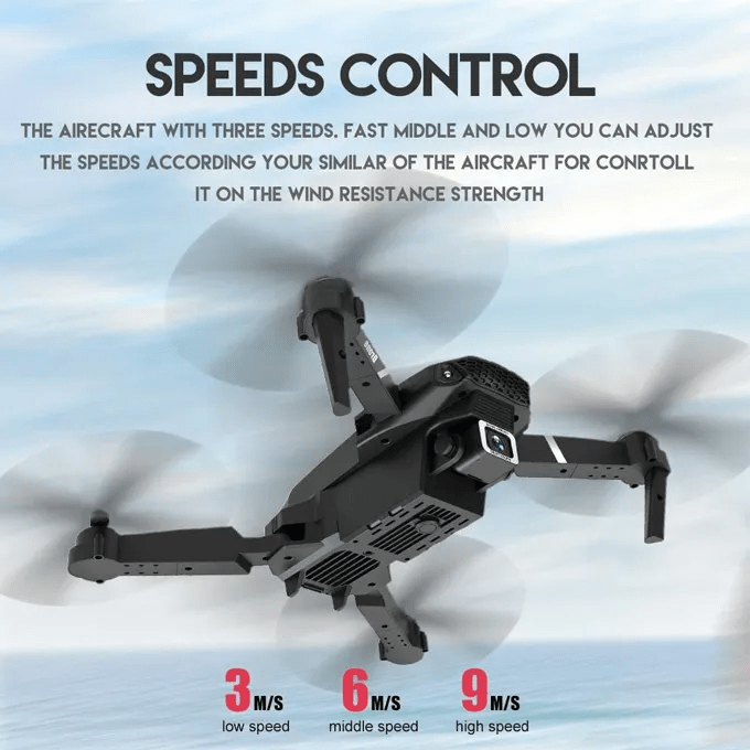 New E88Pro  Double Camera Drone With Obstacle Avoidance High Quality Quadcopter Foldable Camera Drone High Quality Camera Drone
