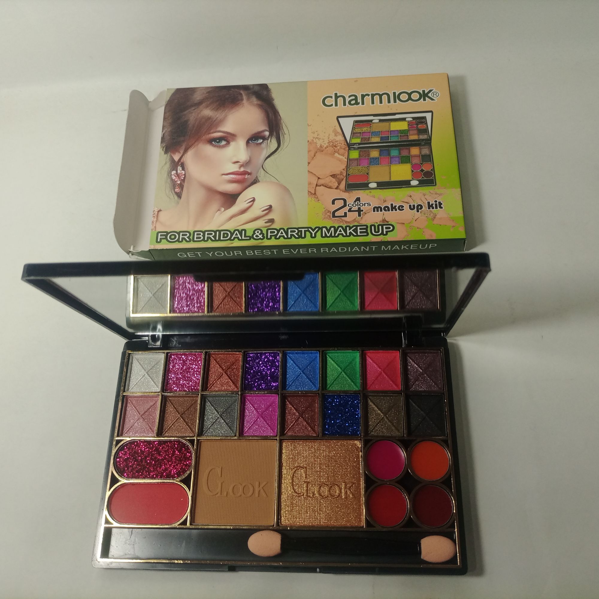 charm look bridal makeup kit 24 colors
