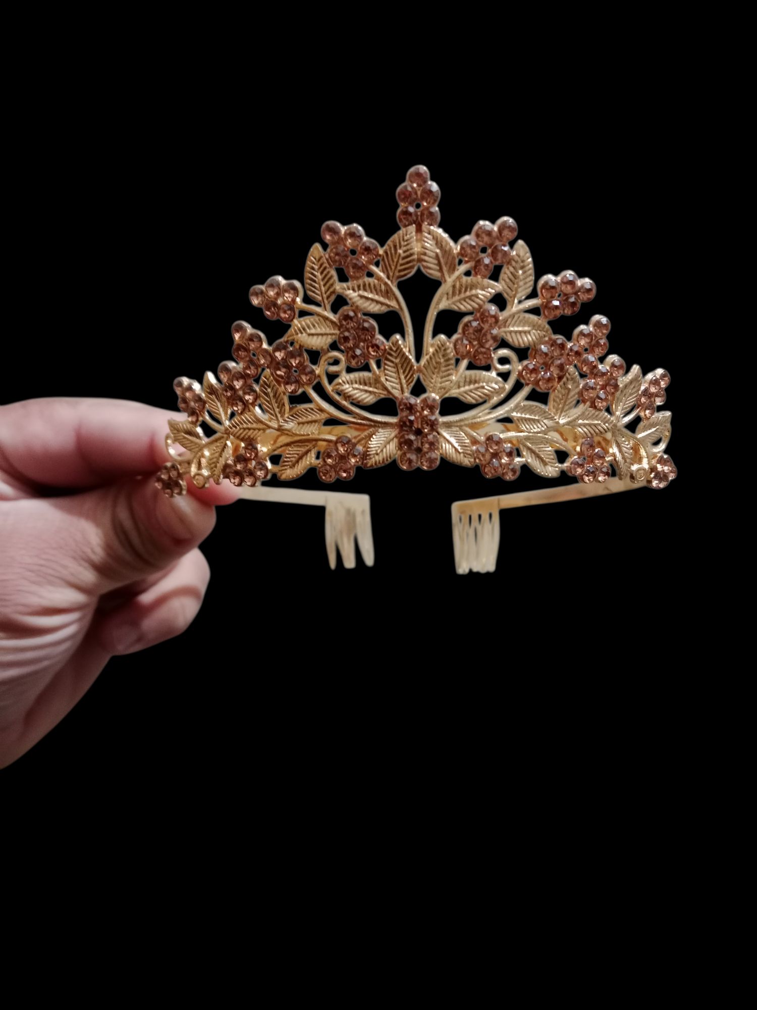 Princess Crown Headbands for Girls - Perfect for Birthdays, Weddings & Parties, Handcrafted Alloy Rhinestone with Unique Design of Birds Pattern Inlaid with Bright Diamonds Hair Accessories