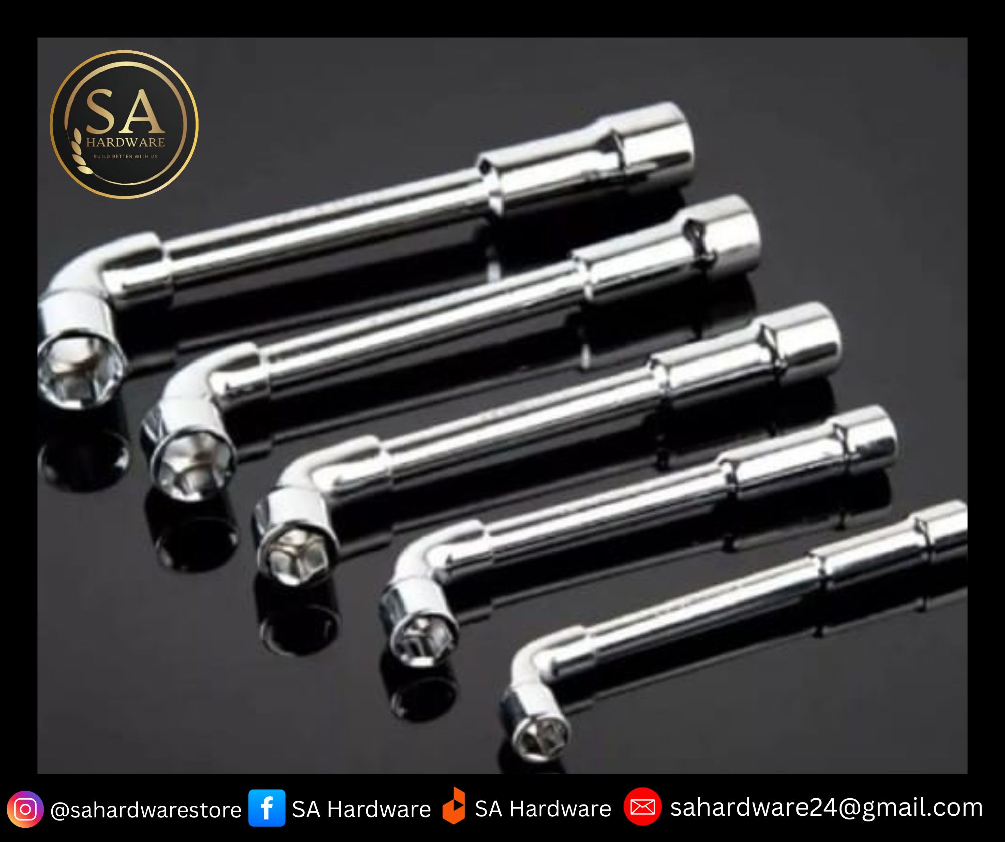 Heavy Duty L Socket Wrench L Pana | Durable High Quality L Spanner Tool for Car, Bike & Home Repairs | Multipurpose Hand Tool