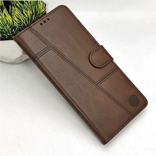 VIVO Y05 NMT Premium Luxury Leather Book Case - Full Protection Flip Wallet Cover.