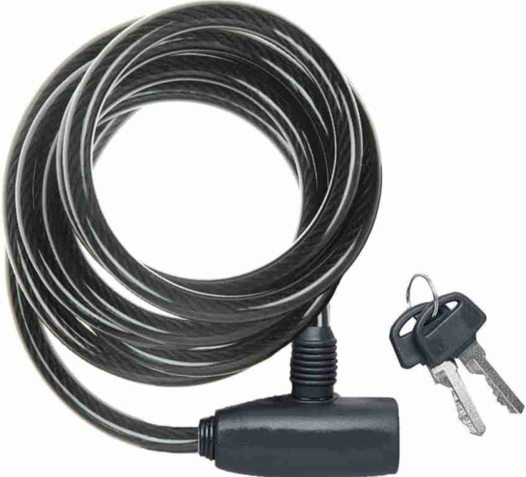 Bike.Cycle Safety Anti-Theft Steel Wire Lock Portable Security Lock With 2 Keys Cycle Lock