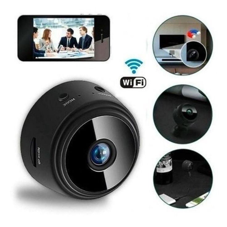 A9 Mini WiFi Camera 1080P HD Wireless Security Camera – Smart Home Indoor Camera with Mobile Phone App Remote Monitoring, Compact Portable Camera for Home, Office, Shop & Baby Monitoring