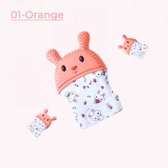 Baby Glove Toy Toy Gift Silicone Teething Soft  Wrapper Mitten Soft Teether