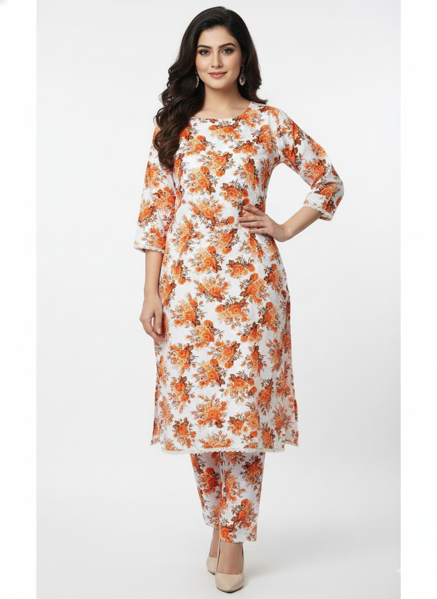 Noor Fatima's Collection Stitched Girls & Women Dress Cotton Casual Summer Wear Stylish Comfortable Outfit