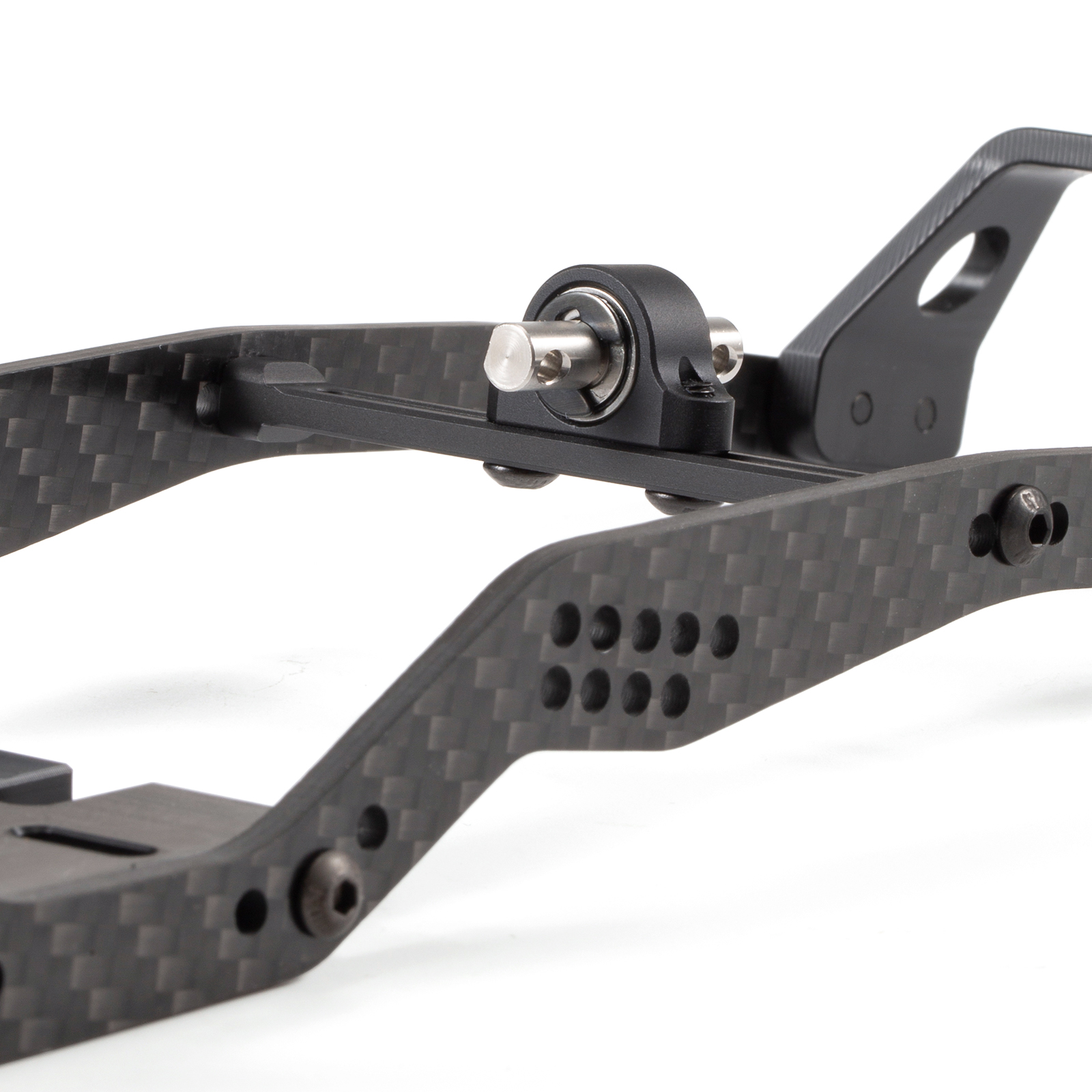 Aluminum Adjustable Carrier Bearing Assembly Cross Member for 1/10 RC Crawler LCG Chassis Cheater Rigs 1.9 Shafty Comp Builds