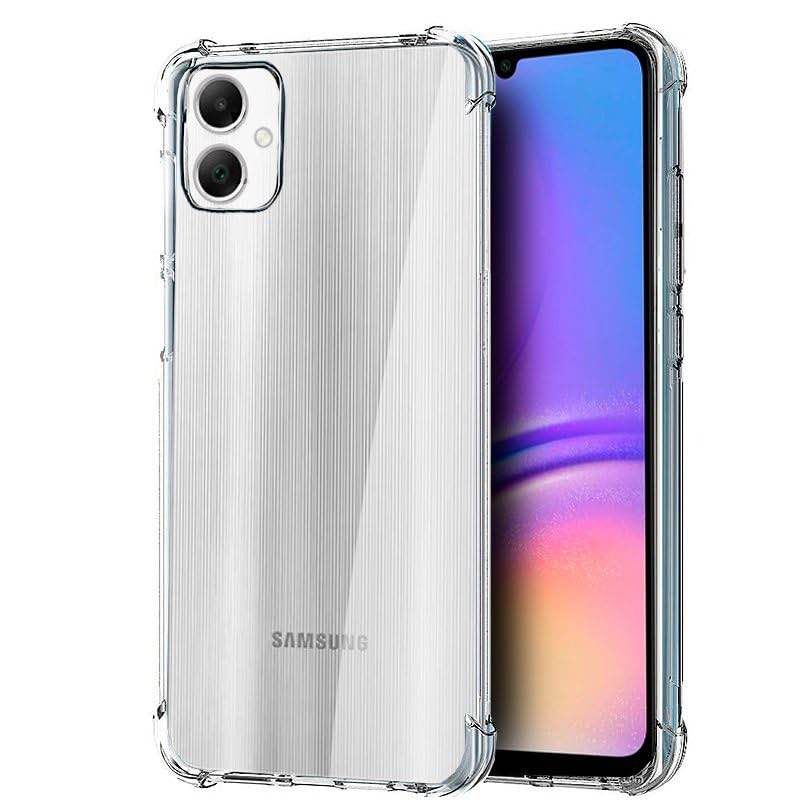 Samsung Galaxy A05 Soft Shock proof Jelly Back Cover Transparent Case price in Pakistan