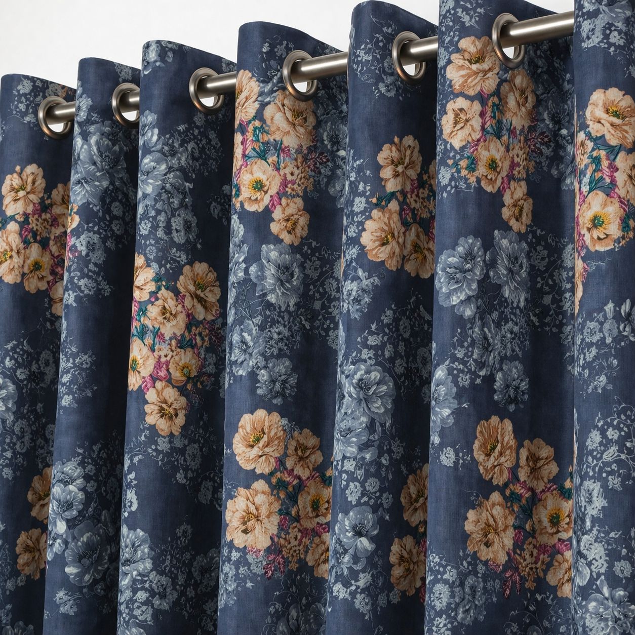 Premium Quality Italian Curtain (Parda) For Home Decor Elegant & Fancy Curtain With Ring(Eyelet) For Windows (1Pc Curtain)