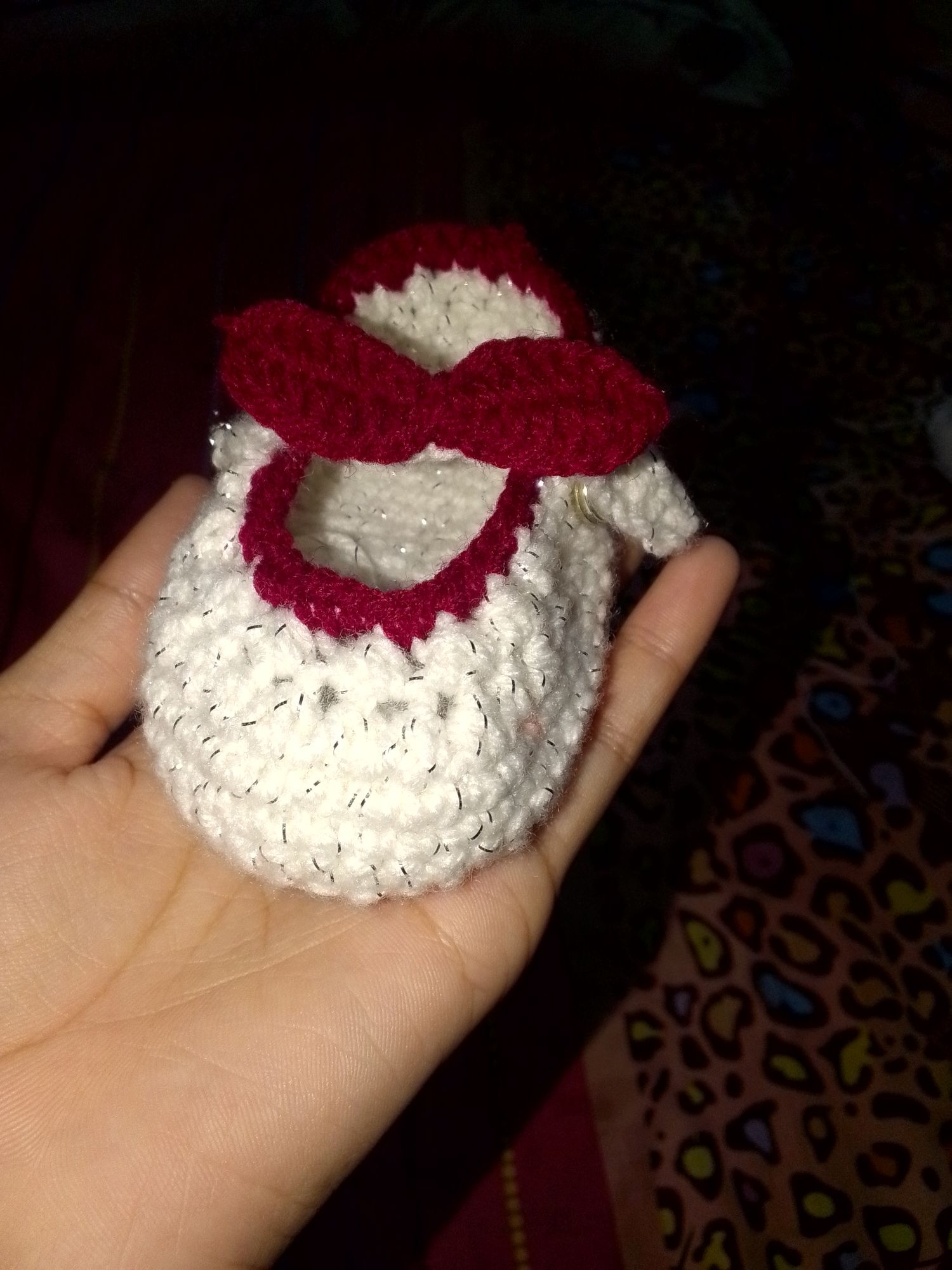 Handmade Crochet Baby Booties with Bow | Soft Newborn Baby Shoes | Baby Girl Gift