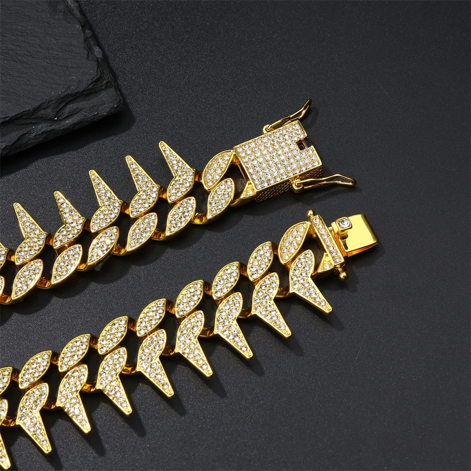New diamond stone ICE chain for Boys and men