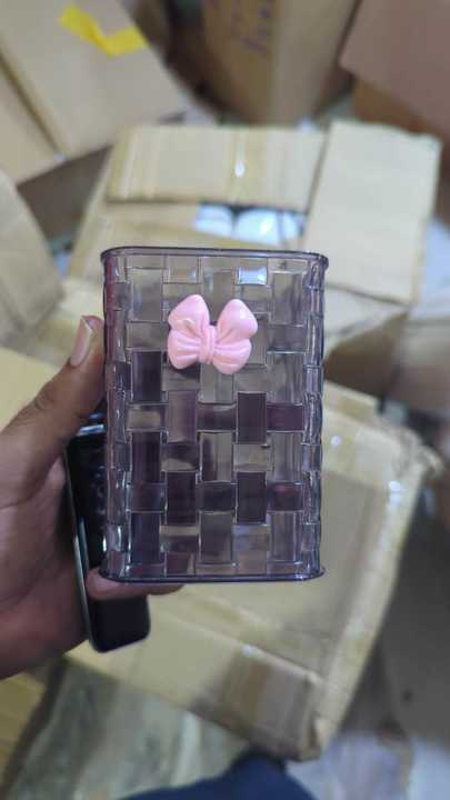 Luxury Desktop Storage Box – Multi-Purpose Organizer | 8 × 10 cm | Cosmetic & Office Storage