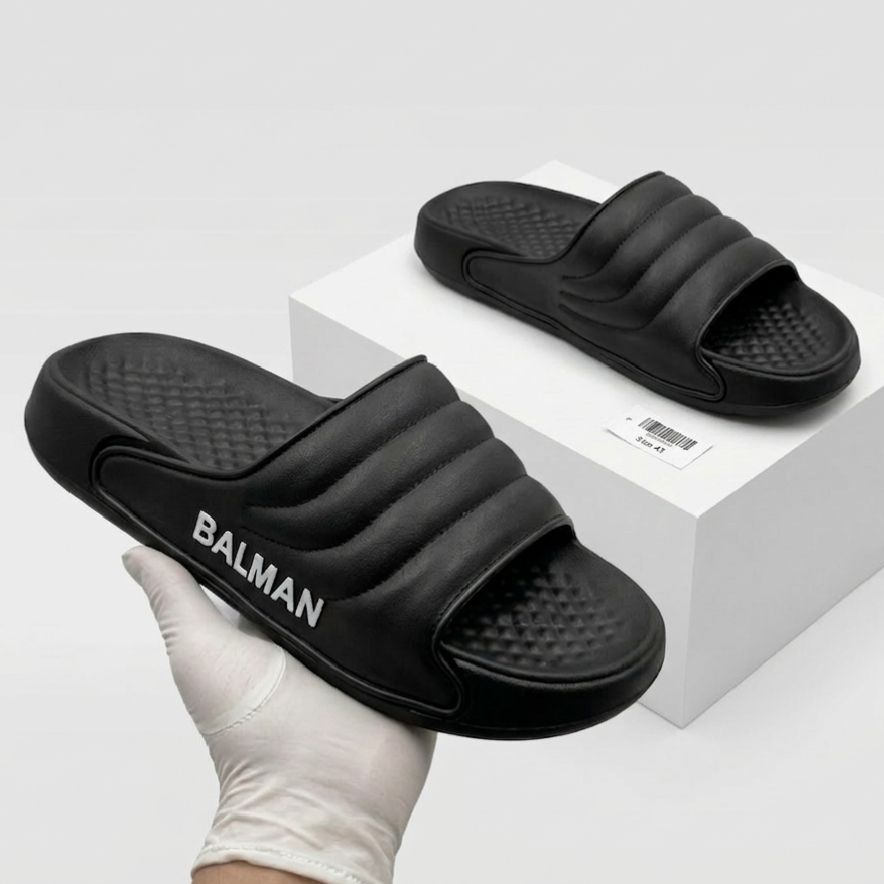 Balmain Paris Men Flip Flops & Slides Trendy Sporty Boys Balmain Outdoor Chappals