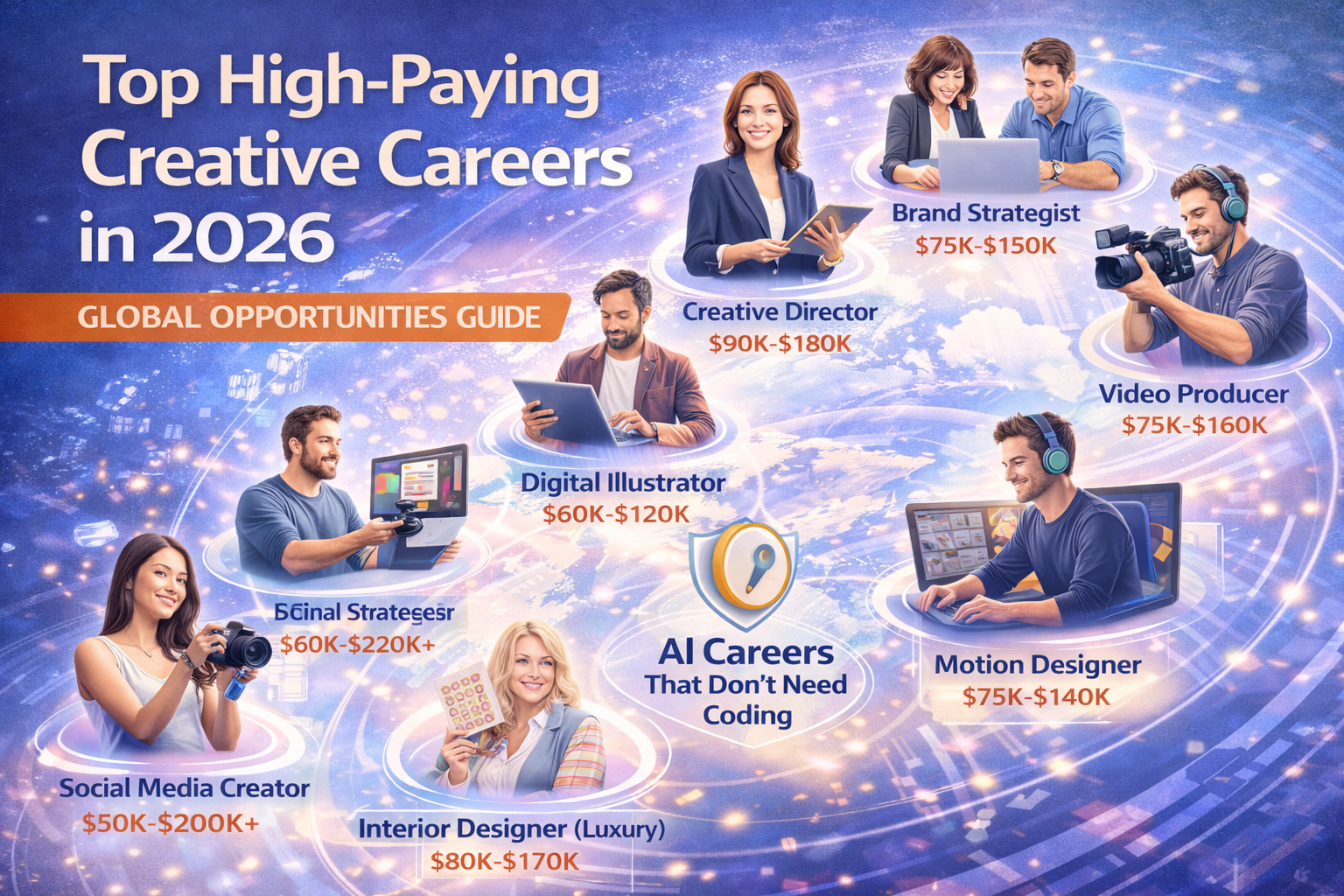 High-Paying Creative Careers in 2026 – Global Opportunities for Designers, Creators & Innovators