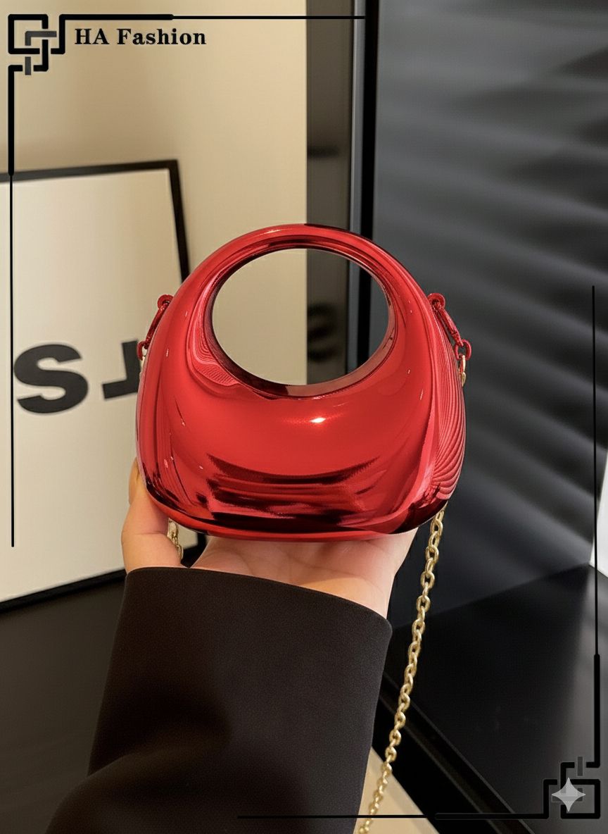 Mini Acrylic Clutch Crossbody for Girls – Moon, Oval, Heart, Flower, Shell & Bow Shapes | Luxury Evening Handbag for Eid, Party, Wedding & Formal Events