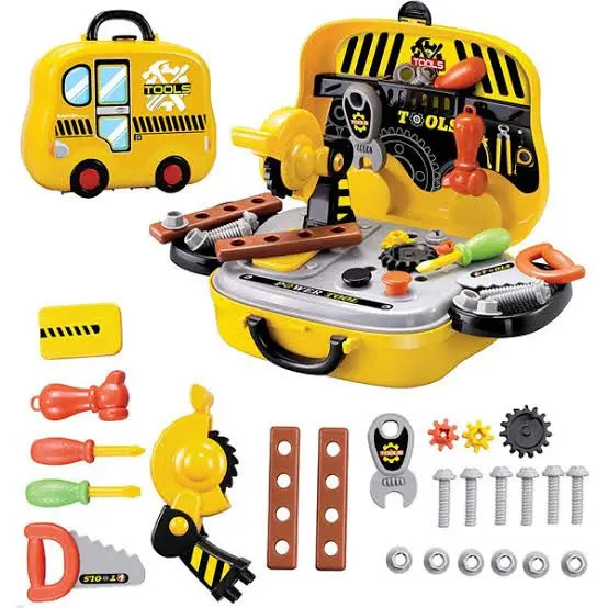 Deluxe - Pretend Play Tool Set Little Construction Workbench