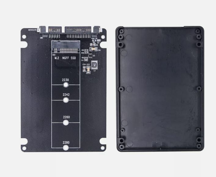 Sata to M SATA SSD Enclosure Case USB External Adapter for PC Laptop PS5 PS4 Xbox Storage Expansion