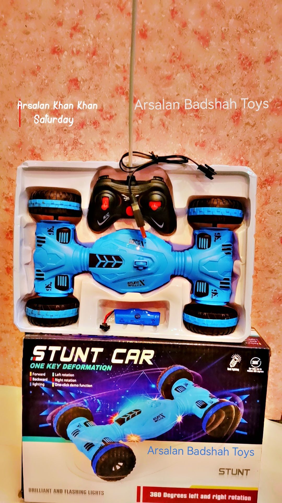 New Stylish Remote Control Cars, Rechargeable , Remote Control Rechargeable Twisting Stunt Car, Battery Included Rechargeable Remote Control Car Toy For Kids , Best Birthday Gift Toy For Boys.